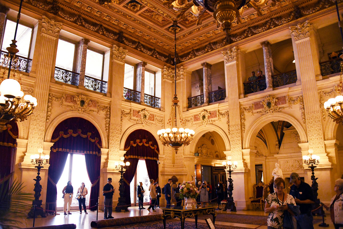 273 The Great Hall at Breakers Mansion is two and a half stories high..jpg
